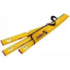 Stabila Soldes Magasin 9 STABILA Niveaux à Bulle PRO SET 80 ASM, 120 Cm / 60 Cm / 30 Cm / Sachet - 19716