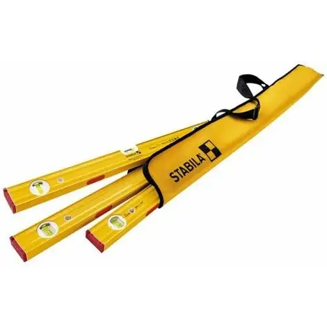 STABILA Niveaux à Bulle PRO SET 80 ASM, 120 Cm / 60 Cm / 30 Cm / Sachet - 19716 1 STABILA Niveaux à Bulle PRO SET 80 ASM, 120 Cm / 60 Cm / 30 Cm / Sachet - 19716