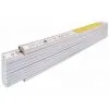 STABILA Mètre Pliant En Bois Type 417, 2 M, Blanc/jaune échelle Métrique à Lecture Rapide - 14555