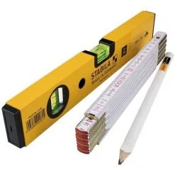 Stabila Niveaux à Bulle CLASSIC Kit 70-3-30, 3 Pièces - 15976